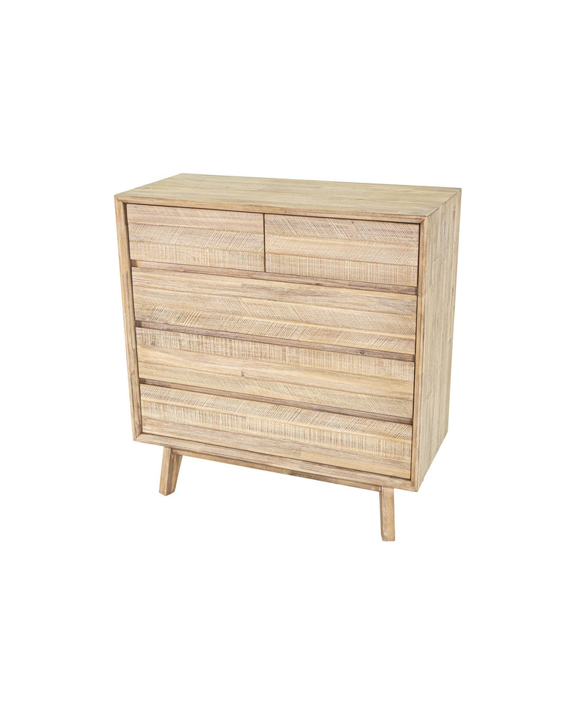 Homestead Chest in Light Driftwood, three-quarter view