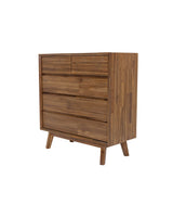 Homestead Chest in Warm Pecan, three-quarter view