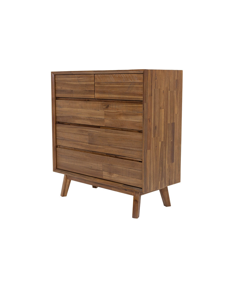 Homestead Chest in Warm Pecan, three-quarter view