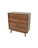 Homestead Chest in Warm Pecan, three-quarter view