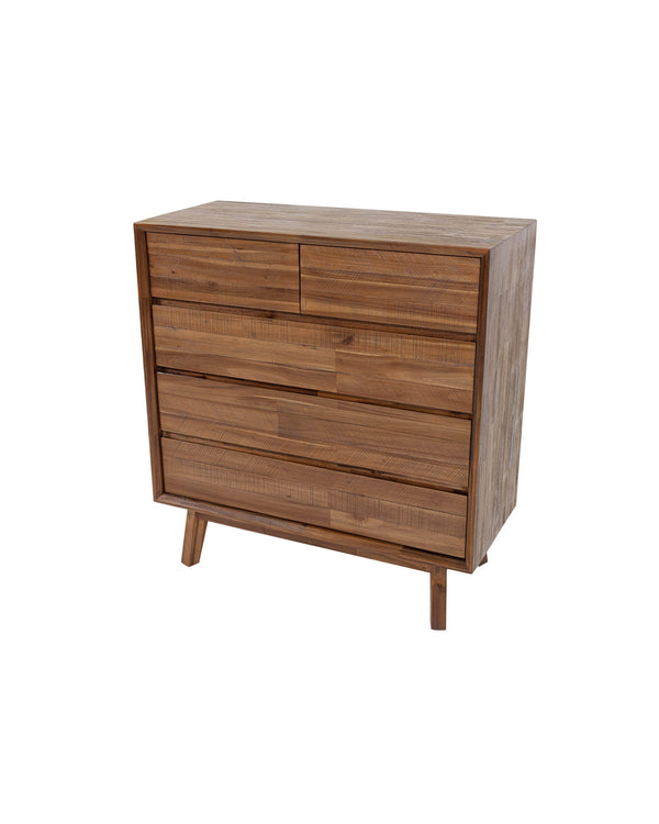 Homestead Chest in Warm Pecan, three-quarter view