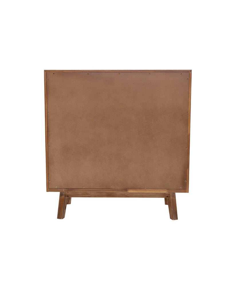 Homestead Chest in Warm Pecan, rear view