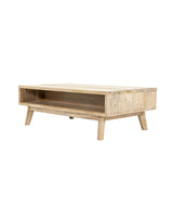 Homestead Coffee Table in Light Driftwood, three-quarter view