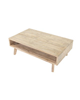 Homestead Coffee Table in Light Driftwood, three-quarter view