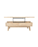 Homestead Coffee Table in Light Driftwood, close-up detail