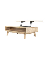 Homestead Coffee Table in Light Driftwood, close-up detail