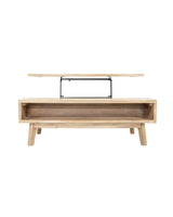 Homestead Coffee Table in Light Driftwood, close-up detail