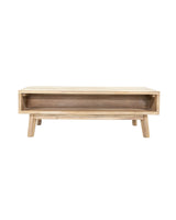 Homestead Coffee Table in Light Driftwood, front view