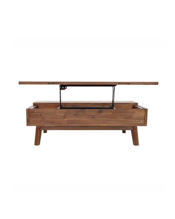 Homestead Coffee Table in Warm Pecan, close-up detail
