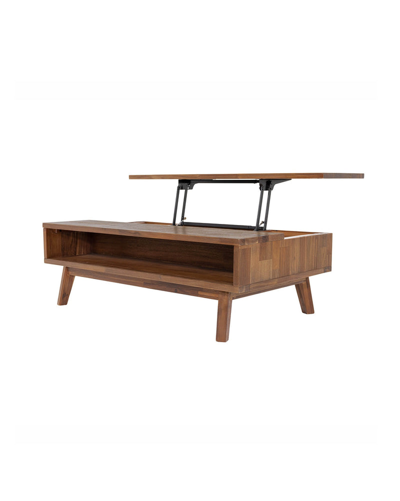 Homestead Coffee Table in Warm Pecan, close-up detail