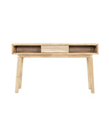 Homestead Console in Light Driftwood, front view