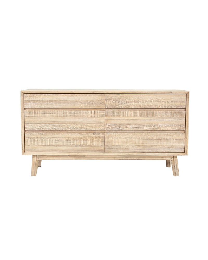 Homestead Dresser in Light Driftwood, front view