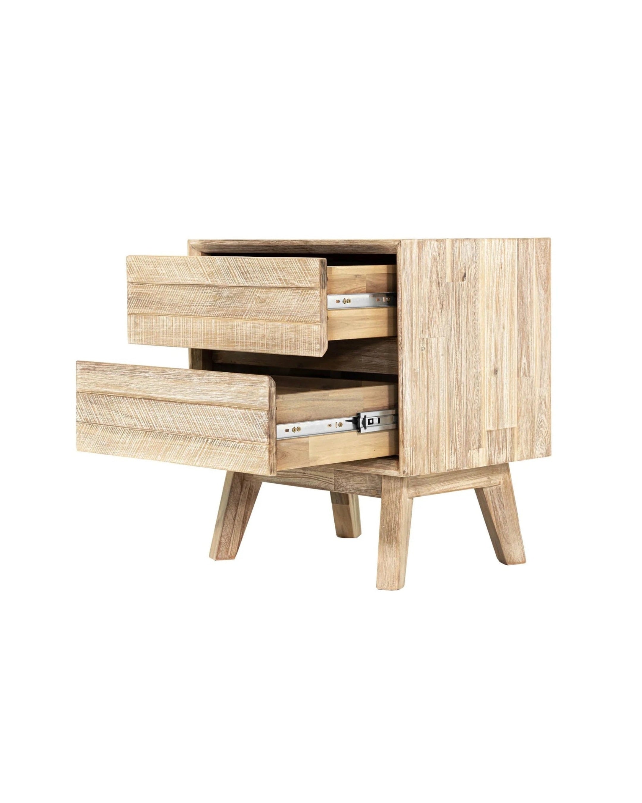 Homestead Nightstand natural angle