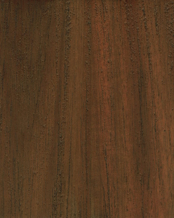 Close-up detail of the Homestead Nightstand in Warm Pecan