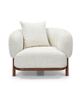 Hugo Chair in Butter Oat, front view