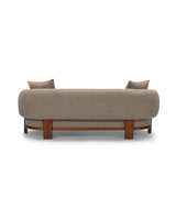Hugo Sofa in Praline Crème, rear view
