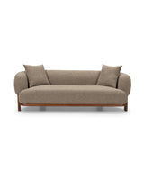 Hugo Sofa in Praline Crème, front view
