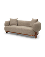 Hugo Sofa in Praline Crème, side view