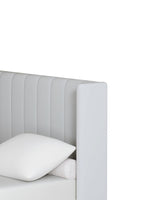 Jenny Lift Up Storage Bed light-grey-velvet detail