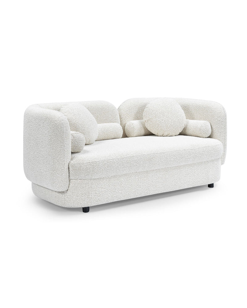 Juniper Loveseat beige angle