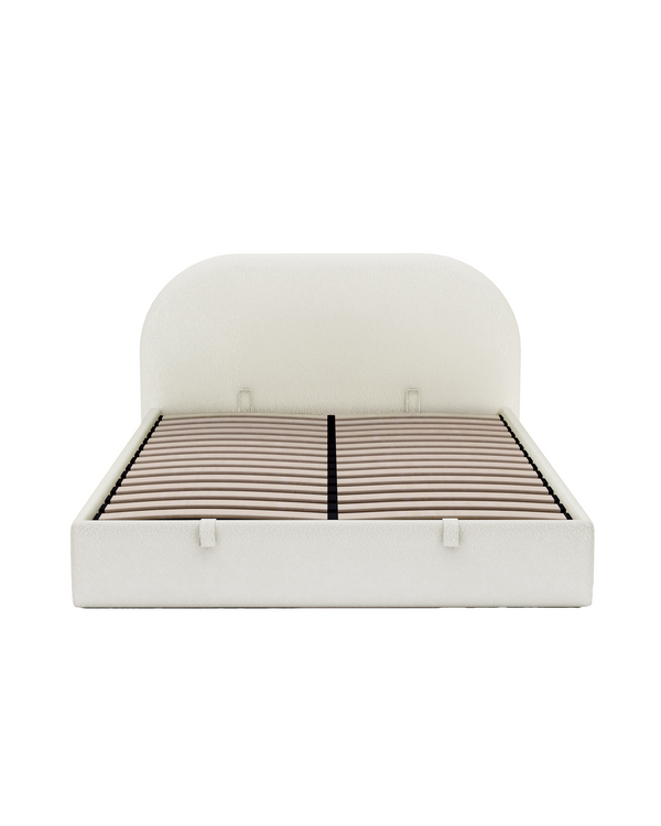 Lunel Lift Up Storage Bed cream-marshmallow 2