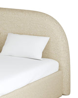 Lunel Lift Up Storage Bed toffee-cream side
