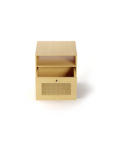Lyra Nightstand natural open