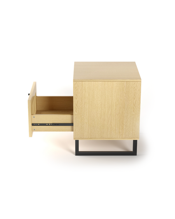 Lyra Nightstand natural side