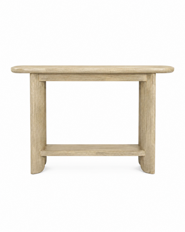Aykah acacia Mariela Console console table, front view