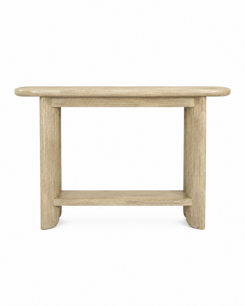 Aykah acacia Mariela Console console table, front view