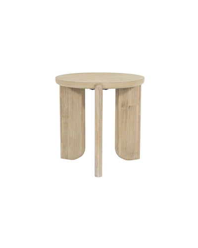 Aykah acacia Mariela Side Table, front view
