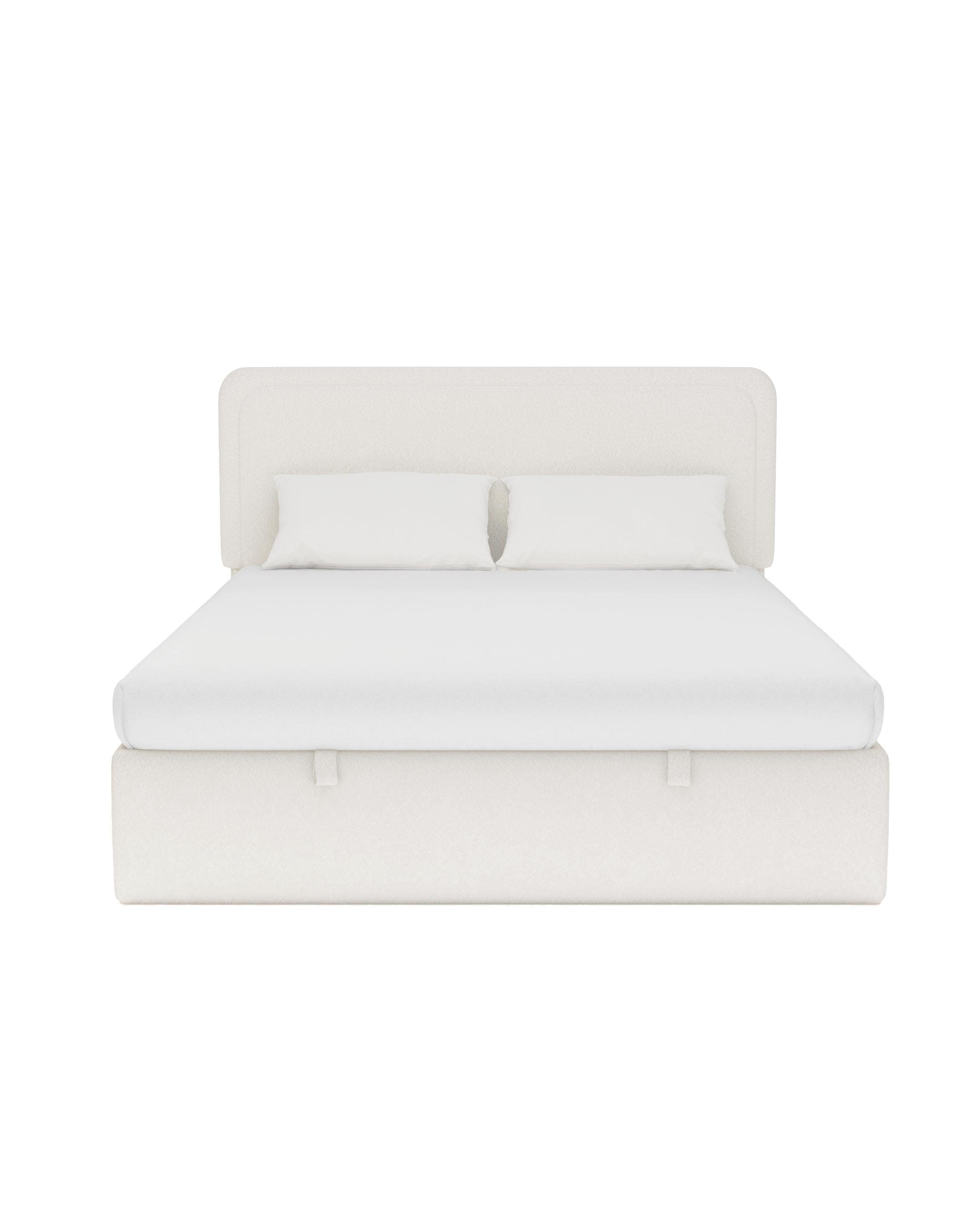 Numa Lift Up Storage Bed cream-marshmallow front