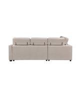 Aykah Ollie Sectional, rear view