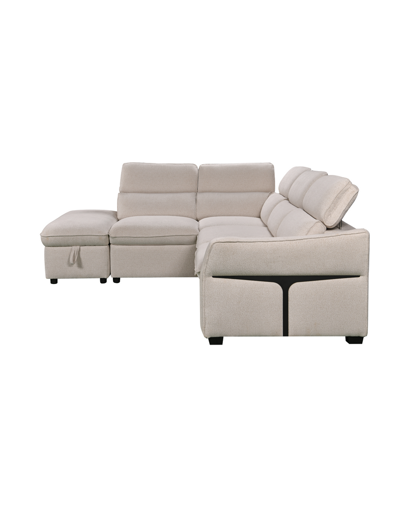 Aykah Ollie Sectional, left facing, side view