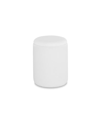Pouf Ottoman whipped-vanilla front