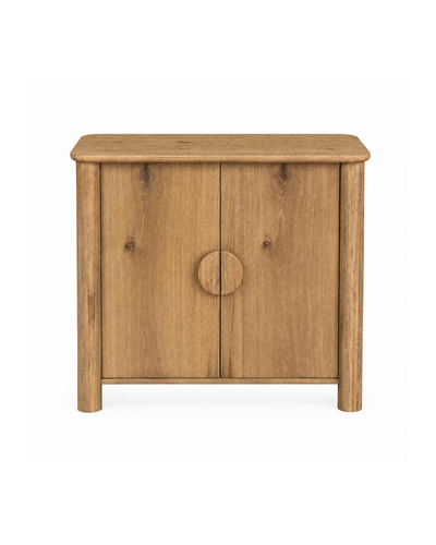 Aykah oak Runa Small Sideboard, front view