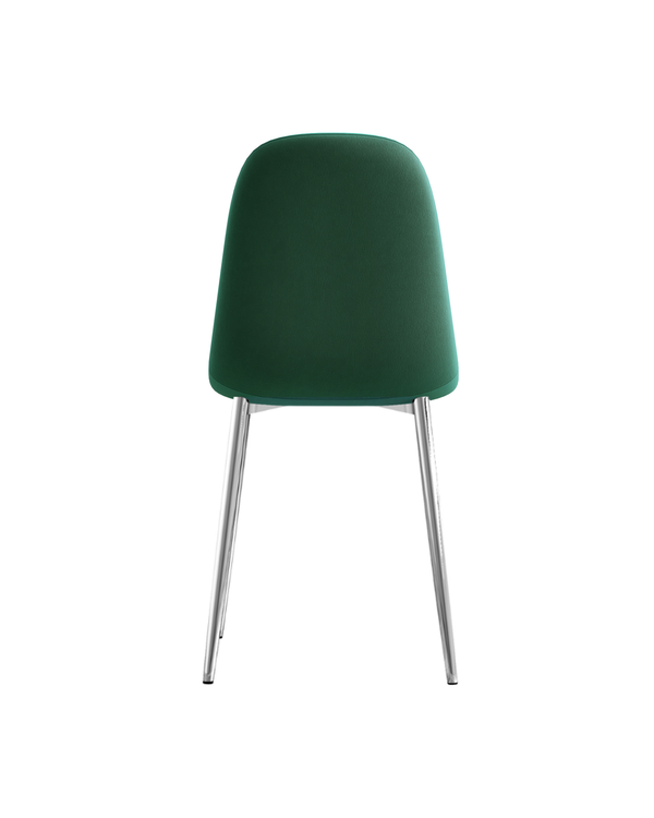 Sera Jade Velvet Chair w/ Chrome Legs jade