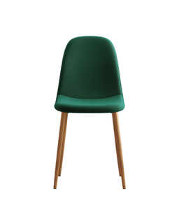 Sera Velvet Chair w/ Veneer Legs