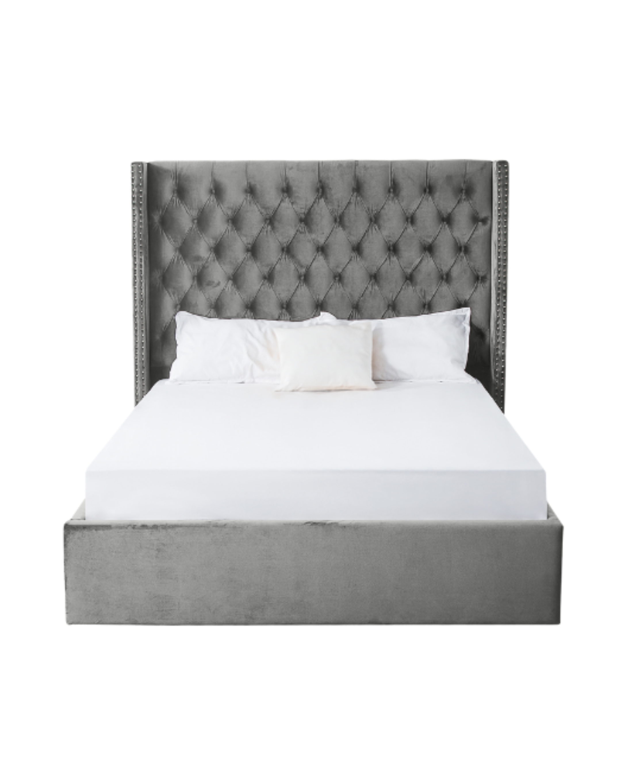 Tracy Lift Up Storage Bed dark-grey front