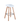 Willow White Counter Stool natural