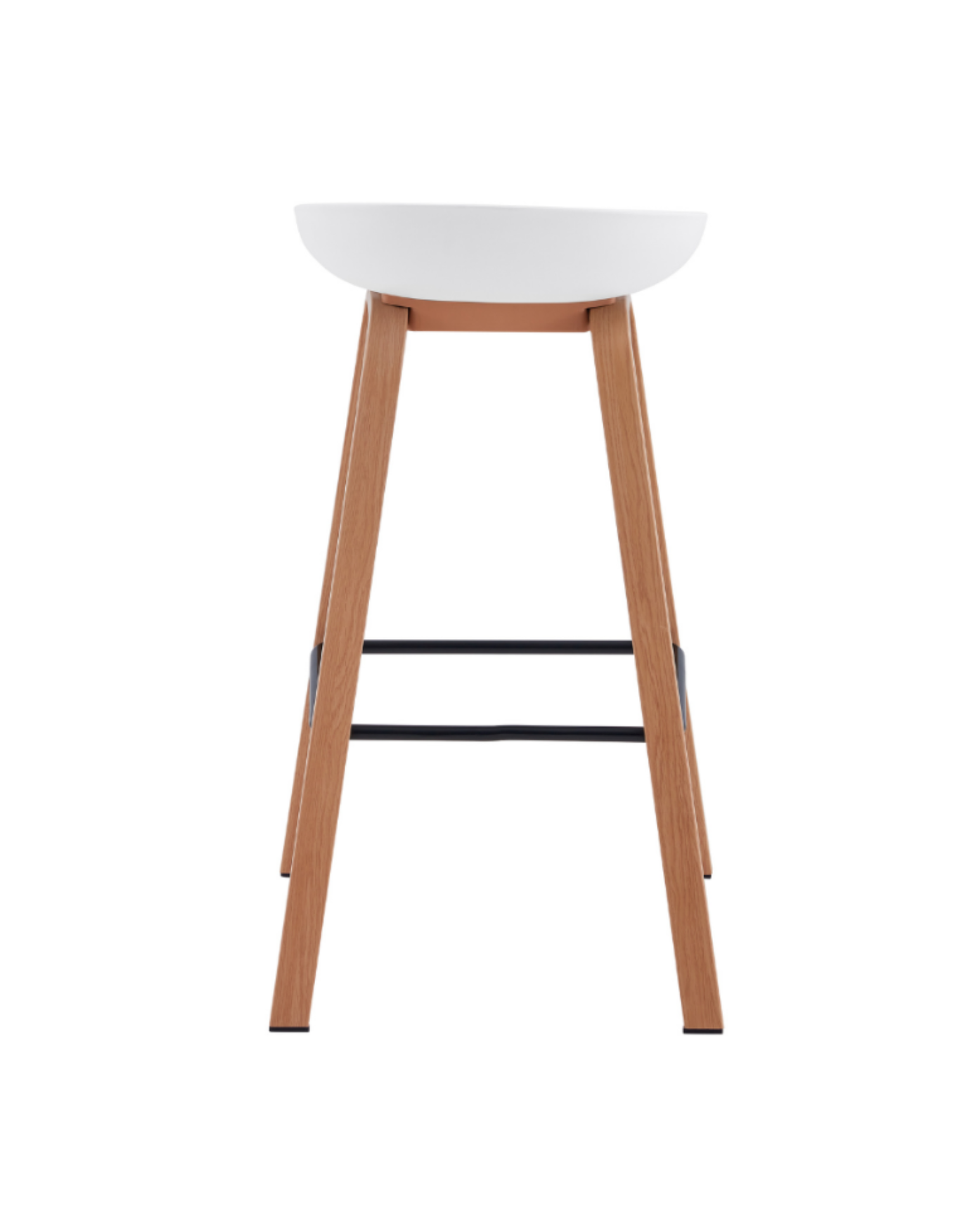 Willow White Counter Stool natural