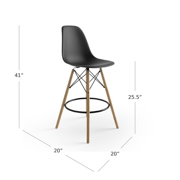 Eiffel White Counter Stool