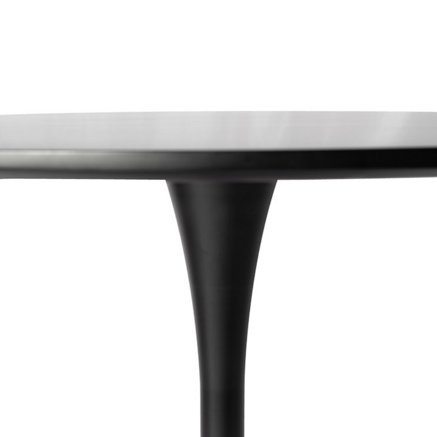 Classic Great Quality Blanco Black Small Table Online solid black table Aykah Furniture