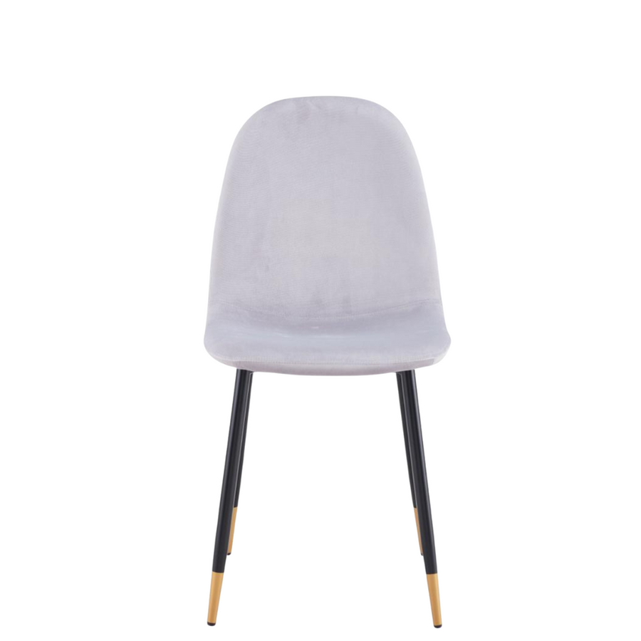 Unique High Quality Mink Grey Velvet Chair Aykah Quality Furniture Online