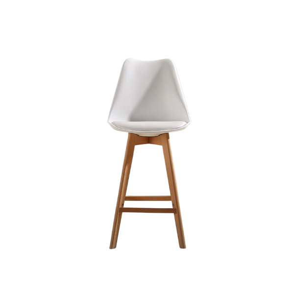 Luke White Counter Stool