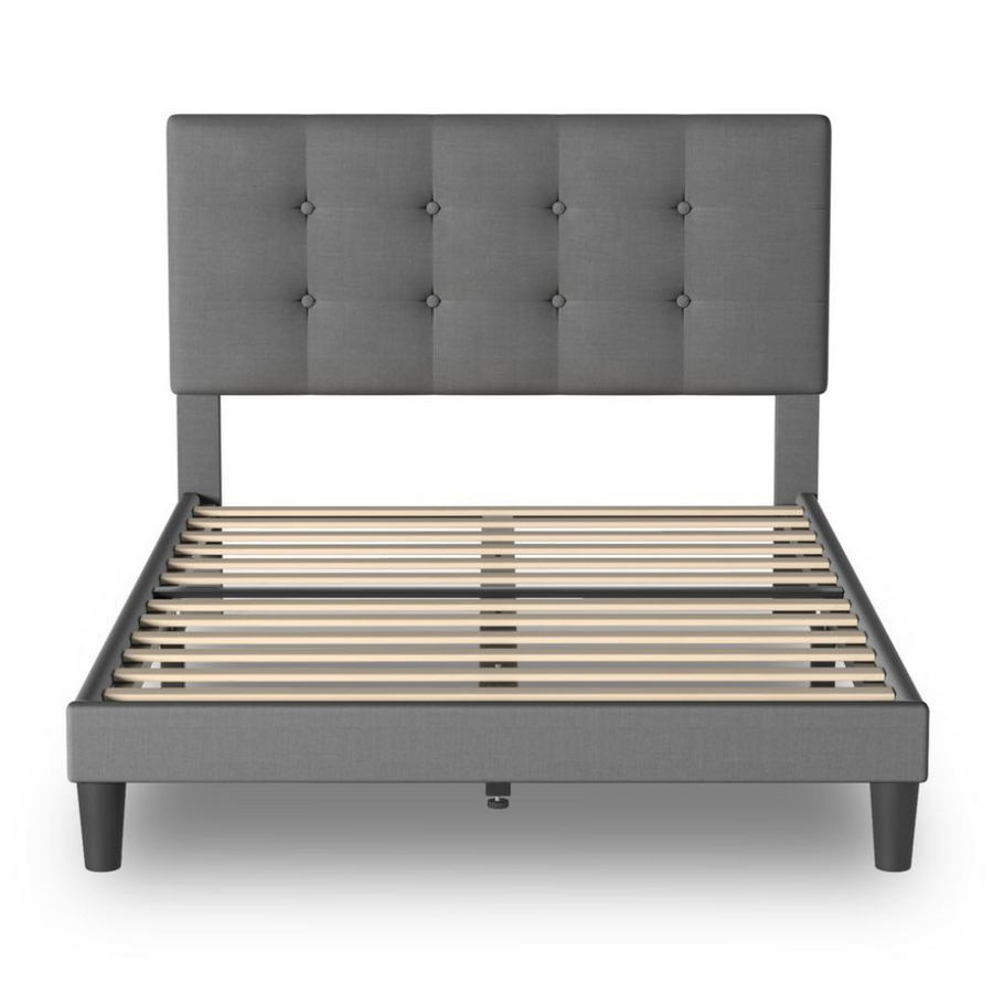 High Quality Dora Ash Platform Bed Frame king Aykah Furniture