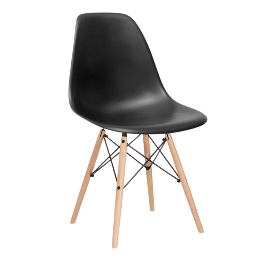 High Quality Durable Eiffel Black Dining Chair Online Aykah Furniture