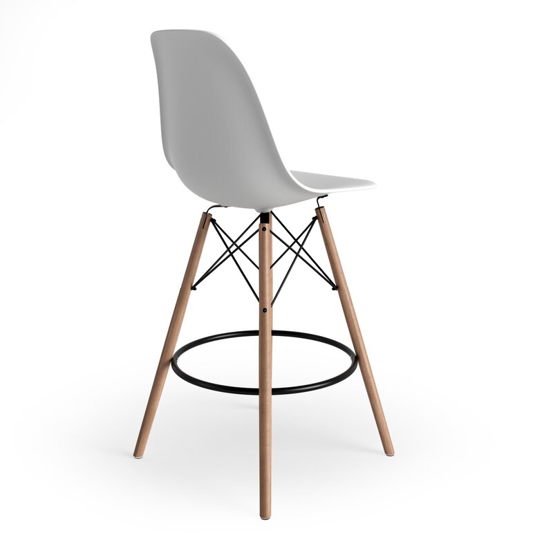 Eiffel White Counter Stool