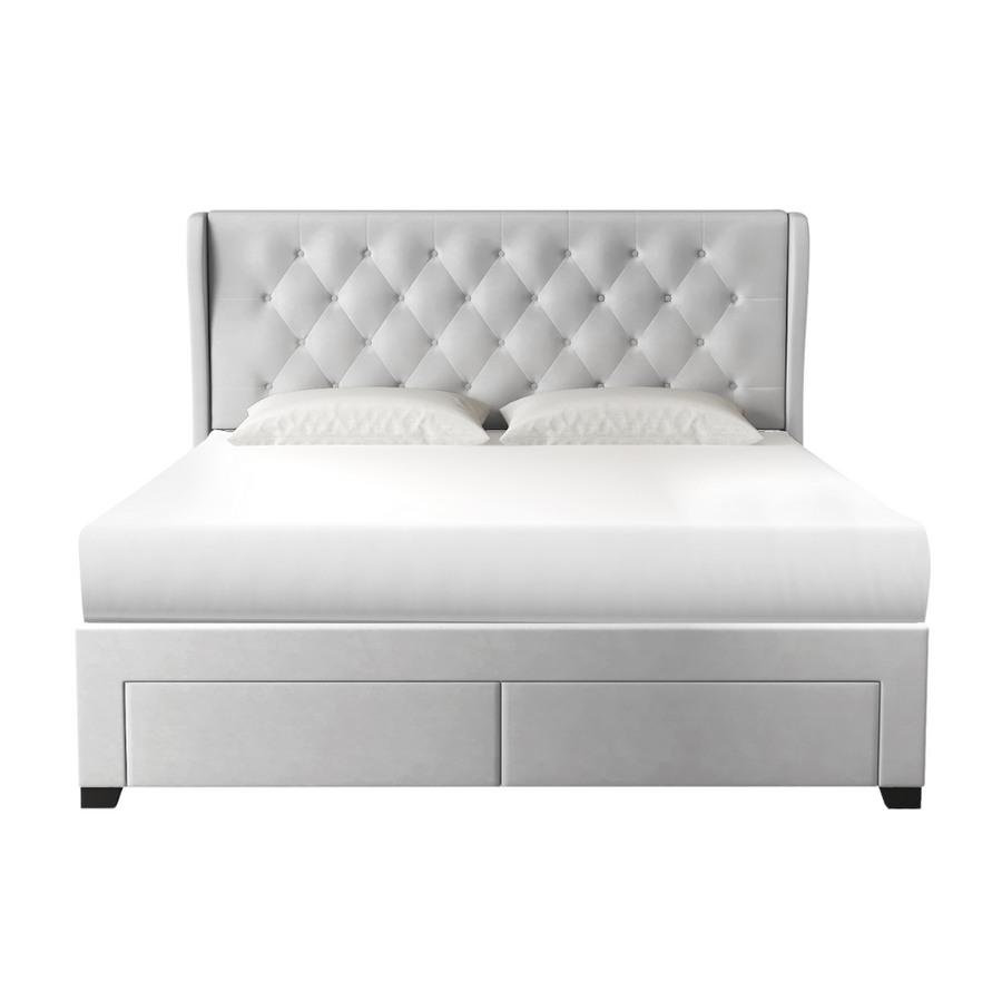 Brittany Grey 4 Drawer Storage Bed