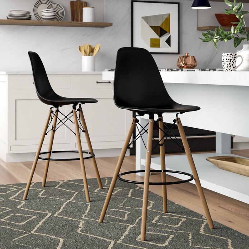 Eiffel Black Counter Stool